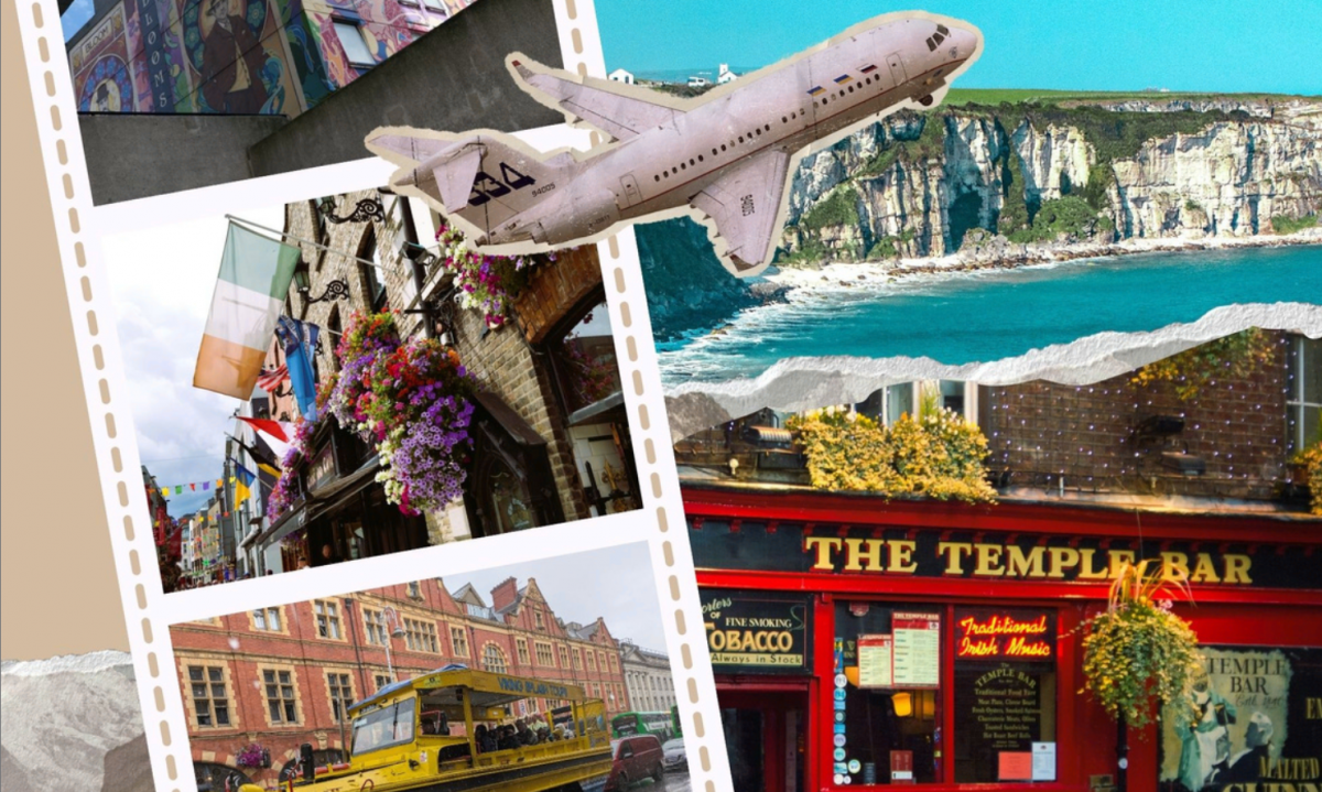 Collage zu einem Erasmus+-Aufenthalt in Dublin
