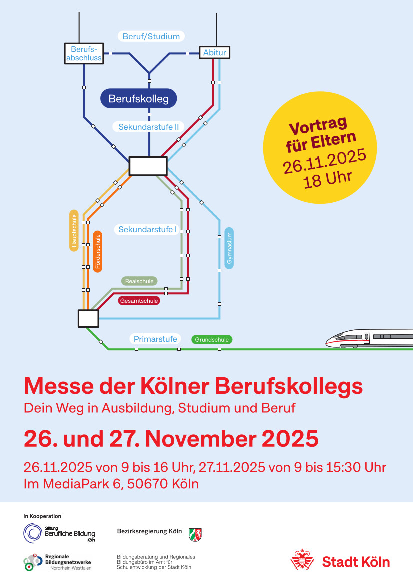 Flyer zur Messe der Kölner Berufskollegs